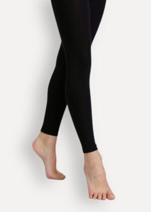 balletpanty-zonder-voet-zwart-dames-kinderen-vooraanzicht