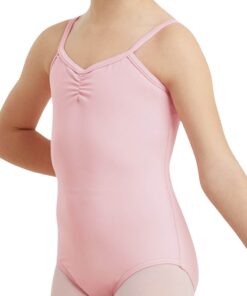 roze balletpakje smalle bandjes katoen odette voorkant