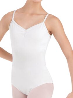 wit balletpakje smalle bandjes katoen odette voorkant