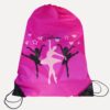 Tasje voor ballet | Ballerina print | Magenta
