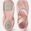 Balletschoenen in roze van canvas - aanbieding