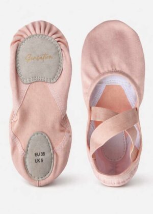 Balletschoenen in roze van canvas - aanbieding - SP 2.0