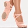 balletschoenen rechts en links - sensation - balletkledingwinkel