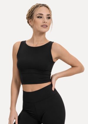 crop-top-dans-zwart-dames-model