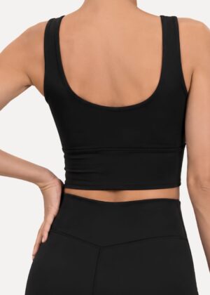 crop-top-dans-zwart-dames-model-achterkant