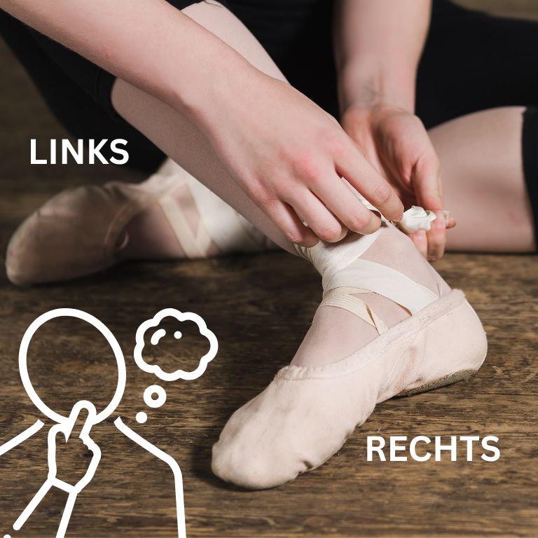 hebben balletschoenen een links en een rechts?