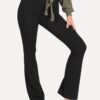flared pants zwart