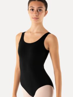 balletpakje dames zwart brede band rondo