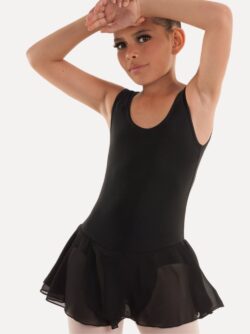 balletpakje kind zwart met rokje prima donna