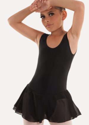 balletpakje kind zwart met rokje prima donna