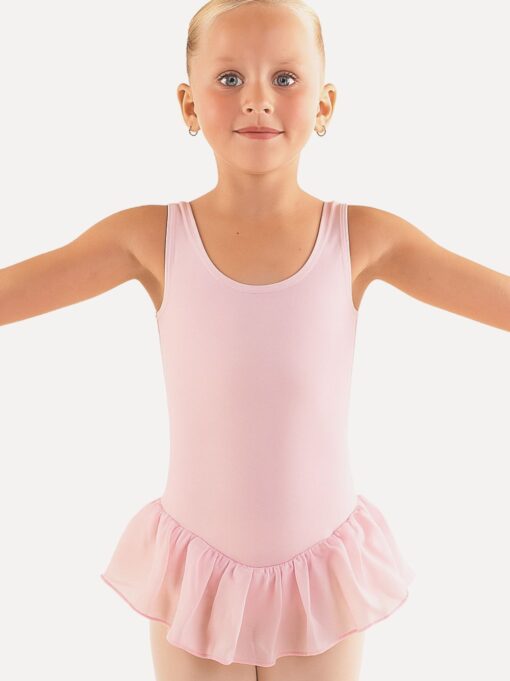 balletpakje meisje roze met rokje ballerina