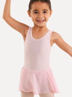 balletpakje met rokje roze prima donna voorkant