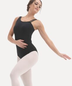 balletpakje zwart Sillhouette zijkant dames