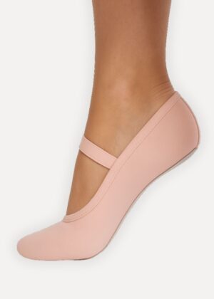 balletschoenen kind eleve roze zijkant