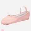 balletschoenen leer roze zwart wit elite