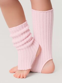beenwarmers ballet kind roze 35 cm