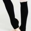 beenwarmers ballet roze 60 cm roze zwart