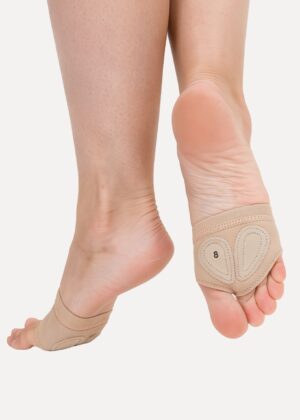 dansvoetjes huidskleur achterkant