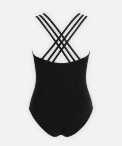 expression balletpak dames zwart ghost mannequin achterkant