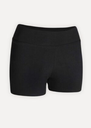 Hotpants dans kind zwart katoen lycra over balletpak
