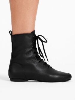 Jazzboots splitzool leer zwart
