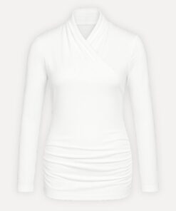 lange mouwen top wit yoga