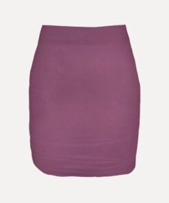 minirokje viscose donker bordeaux