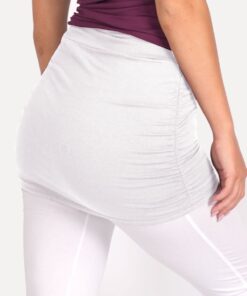 minirokje viscose wit