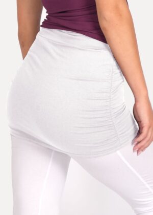 minirokje viscose wit