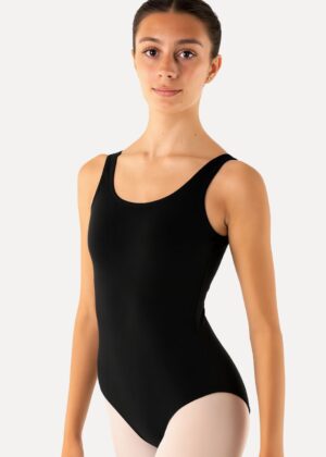 rondo balletpak zwart dames model voorkant