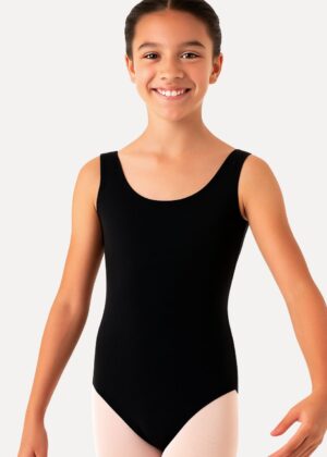 rondo balletpakje zwart kind voorkant