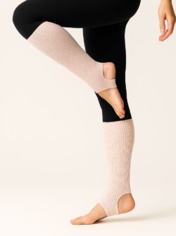 roze beenwarmers 43 cm acryl