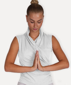 yogatop-overslag-mouwloos-wit