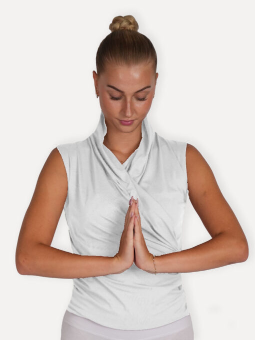 yogatop-overslag-mouwloos-wit