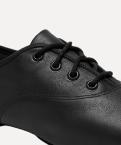 jazzschoenen laag oxford zwart detail