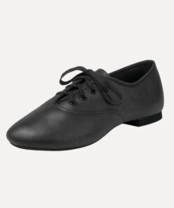 jazzschoenen laag oxford zwart vooraanzicht