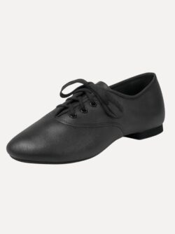 jazzschoenen laag oxford zwart vooraanzicht