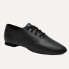 jazzschoenen laag oxford zwart zijaanzicht