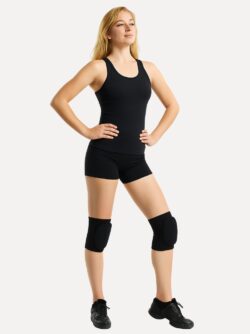 kniebeschermers voor dans in zwart