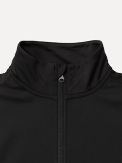 teamjasje teamjacket in zwart close-up rits