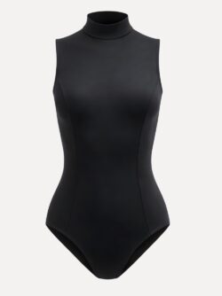 balletpak voor dames met turtleneck in zwart mystique