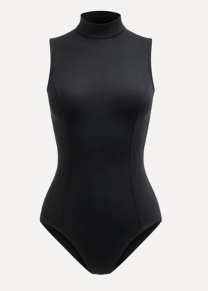 balletpak voor dames met turtleneck in zwart mystique