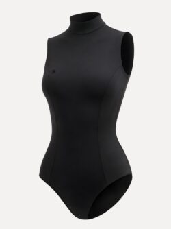 balletpak voor dames met turtleneck in zwart mystique zijkant