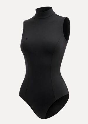balletpak voor dames met turtleneck in zwart mystique zijkant