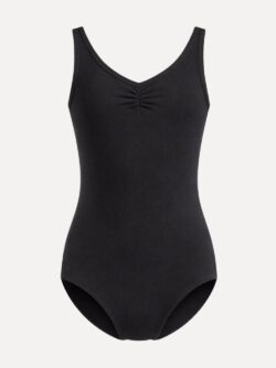 classic balletpakje in zwart voor kinderen voorzijde