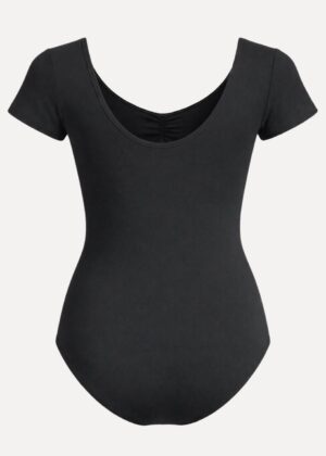 etude zwart ballet pak met mouwtjes