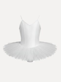 pavlova tutu voor kinderen in wit voorzijde