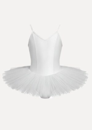 pavlova tutu voor kinderen in wit voorzijde