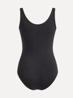 rondo balletpakje voor kinderen in zwart achterzijde