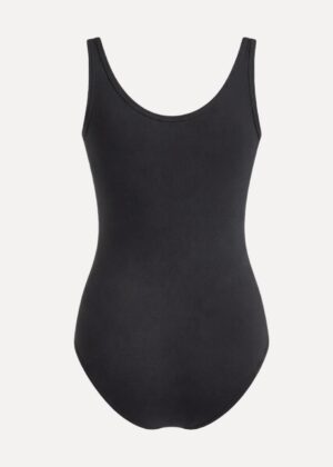 rondo balletpakje voor kinderen in zwart achterzijde